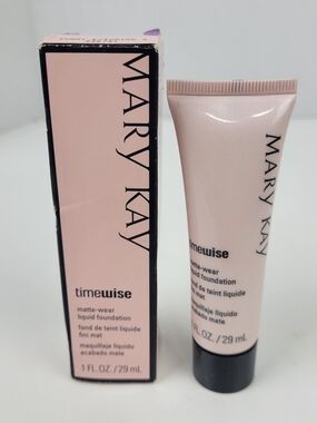 MARY KAY Timewise Matte Wear Liquid Foundation Ivory 2 038751~Combo to Oily~NEW